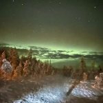 Foto scattata da Giorgia mentre contemplavamo questa emozionante aurora boreale